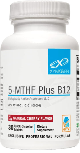 XYMOGEN 5-MTHF Plus B12 comprimés cerise vue de face