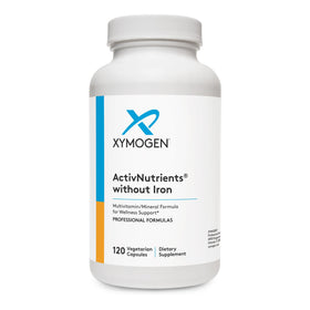 XYMOGEN ActivNutrients sans fer 120 capsules vue de face