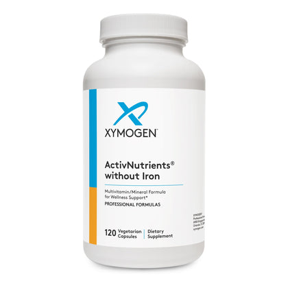 XYMOGEN ActivNutrients sans fer 120 capsules vue de face