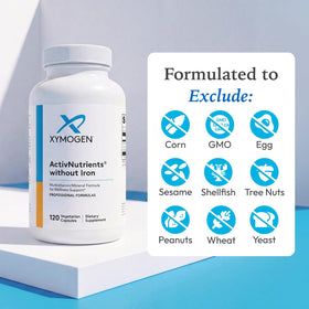 XYMOGEN ActivNutrients sans fer avec des légumes frais