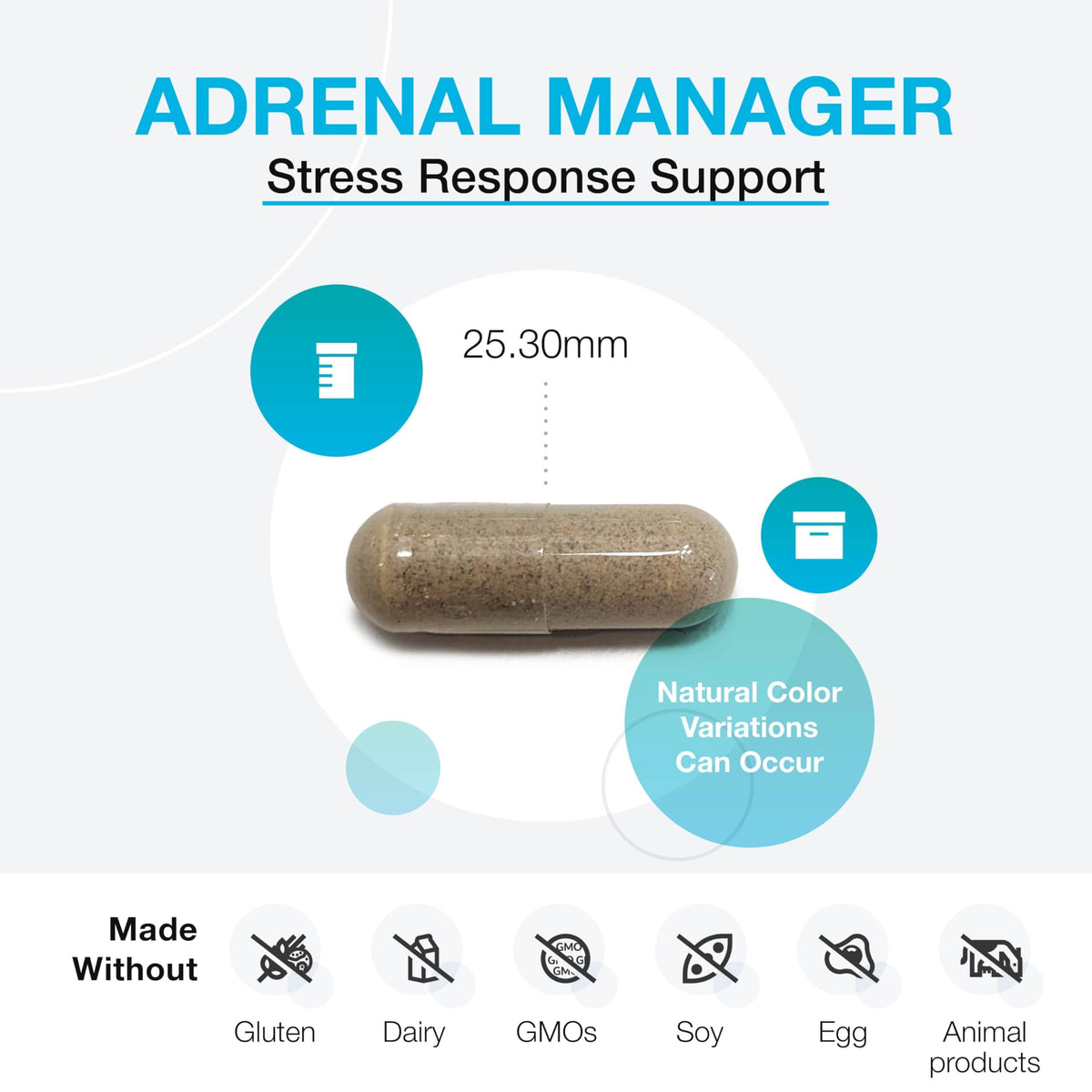 XYMOGEN Adrenal Manager 120 capsules informations nutritionnelles