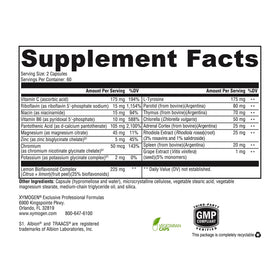 XYMOGEN Adrenal Manager capsules sur une table