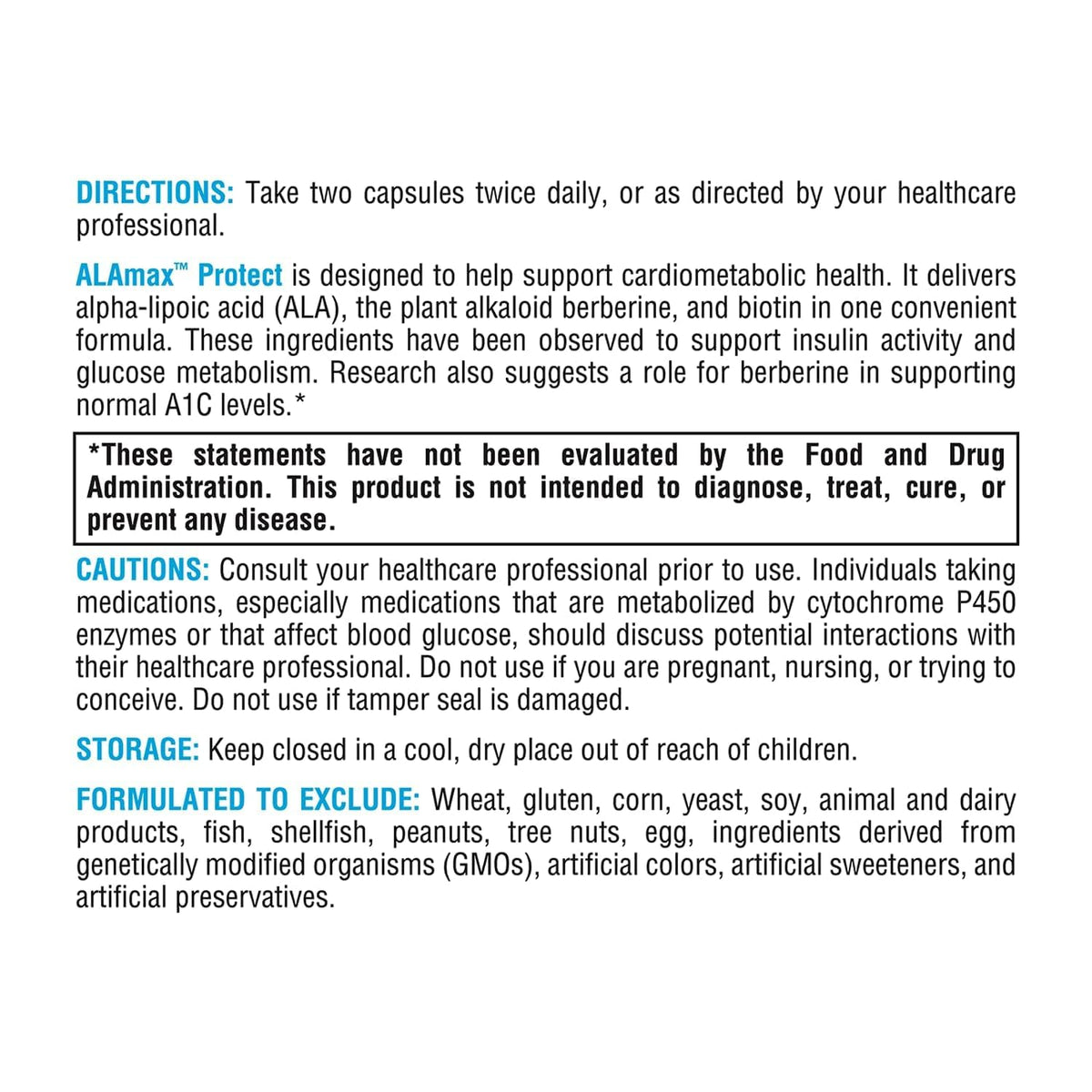 XYMOGEN AlaMax Protect flacon ouvert avec capsules