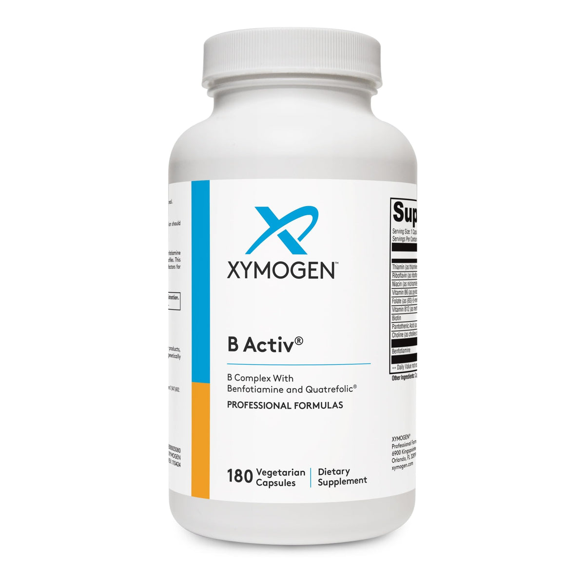 XYMOGEN B Activ 180 comprimés vue de face avec emballage