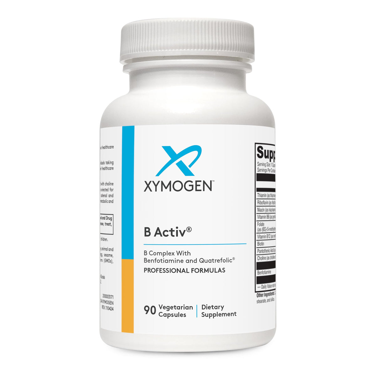 XYMOGEN B Activ 90 comprimés vue de face, emballage en boîte