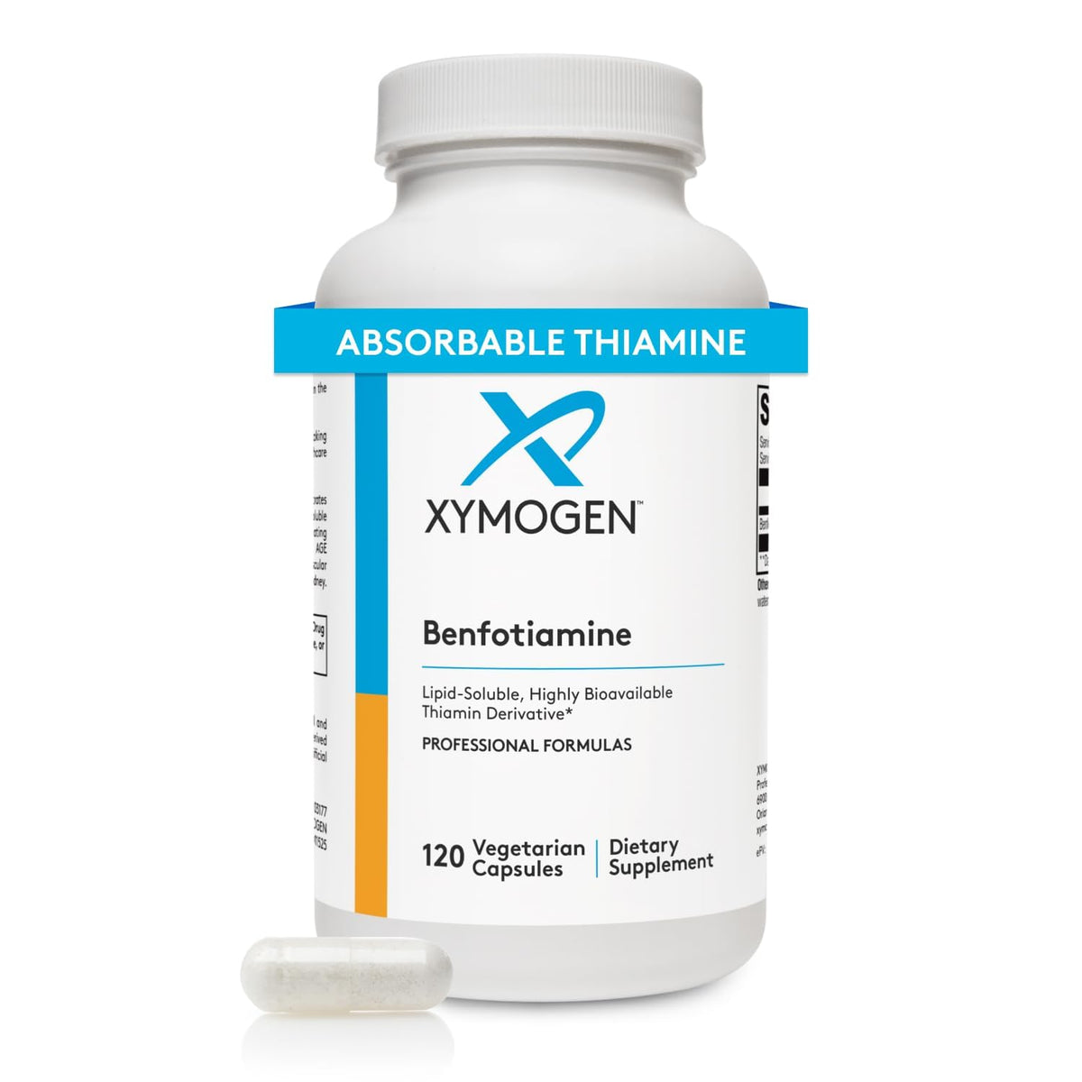 XYMOGEN Benfotiamine 300 mg capsule végétalienne vue de face