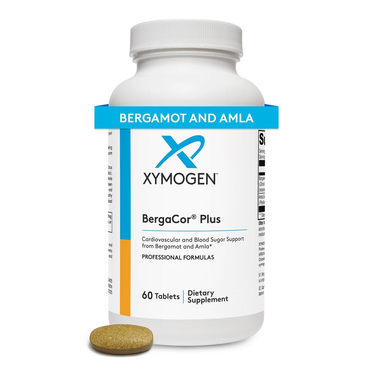 XYMOGEN BergaCor Plus 60 comprimés vue de face