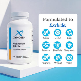 XYMOGEN Citrate de Magnésium 120 Capsules - utilisation quotidienne