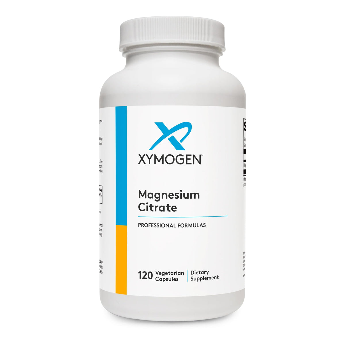 XYMOGEN Citrate de Magnésium 120 Capsules - vue avant
