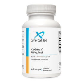 XYMOGEN CoQmax Ubiquinol 60 gélules molles vue de face