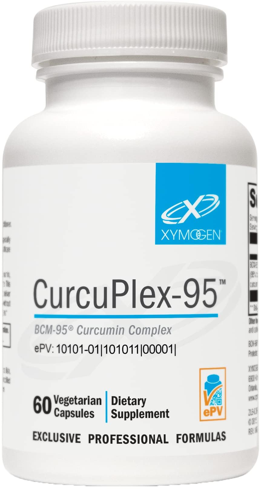 XYMOGEN CurcuPlex-95 60 capsules vue de face