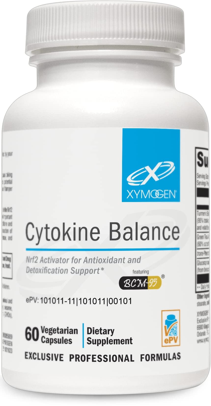 XYMOGEN Cytokine Balance 60 Capsules vue avant