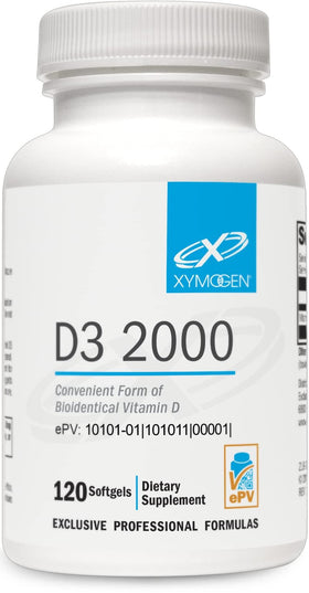 XYMOGEN D3 2000 120 gélules molles avant vue