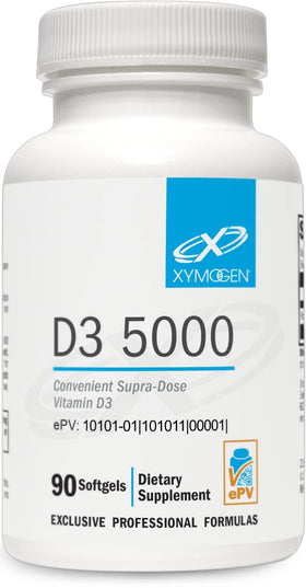 XYMOGEN D3 5000 90 gélules molles vue avant