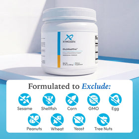 XYMOGEN GlutAloeMine 440g sur un plan de travail