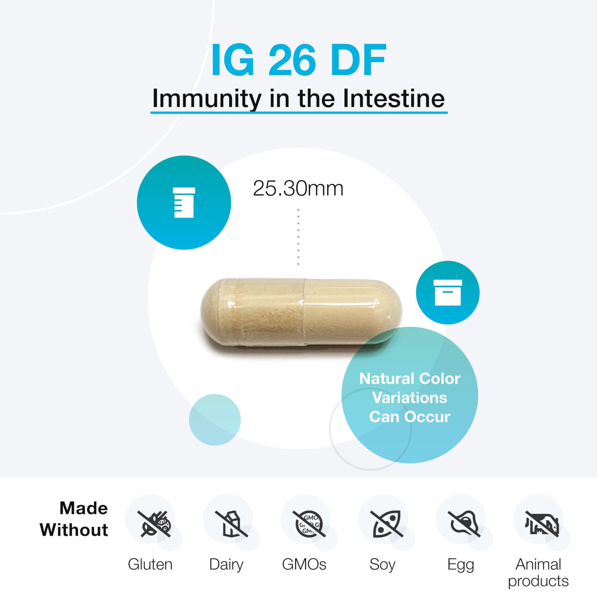 XYMOGEN IG 26 DF capsules sur fond blanc