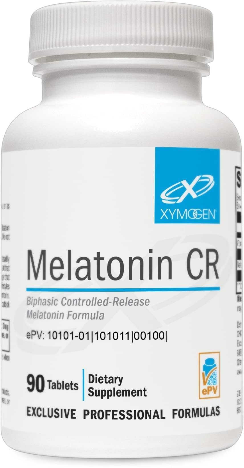 XYMOGEN Melatonin CR 90 comprimés à libération contrôlée, boîte vue de face