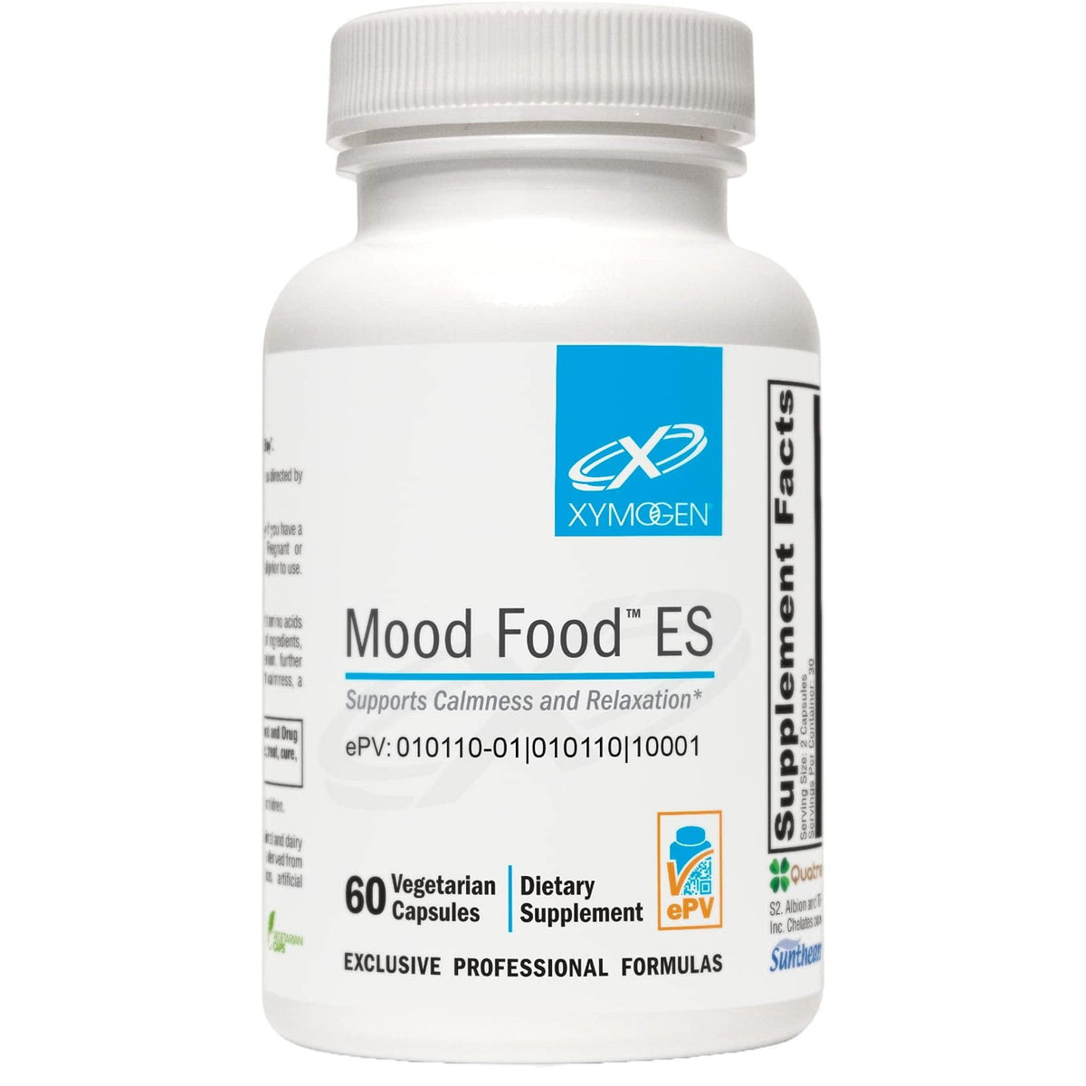 XYMOGEN Mood Food ES 60 Capsules vue de face