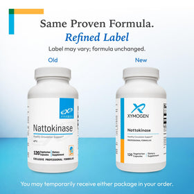 XYMOGEN Nattokinase 120 Capsules vue latérale