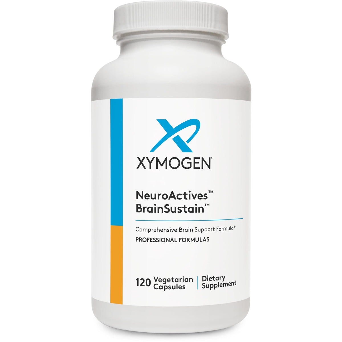 XYMOGEN NeuroActives BrainSustain 120 Capsules vue de face