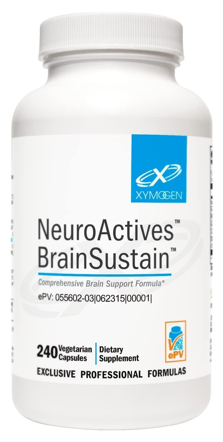 XYMOGEN NeuroActives BrainSustain 240 Capsules vue de face