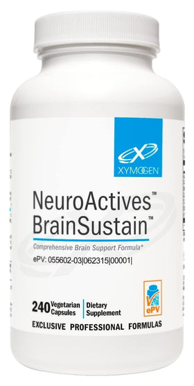 XYMOGEN NeuroActives BrainSustain 240 Capsules vue de face