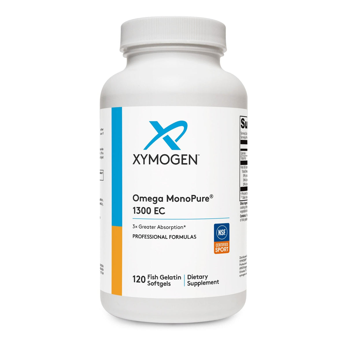 XYMOGEN Omega MonoPure 1300 EC 120 gélules enrobées entériques