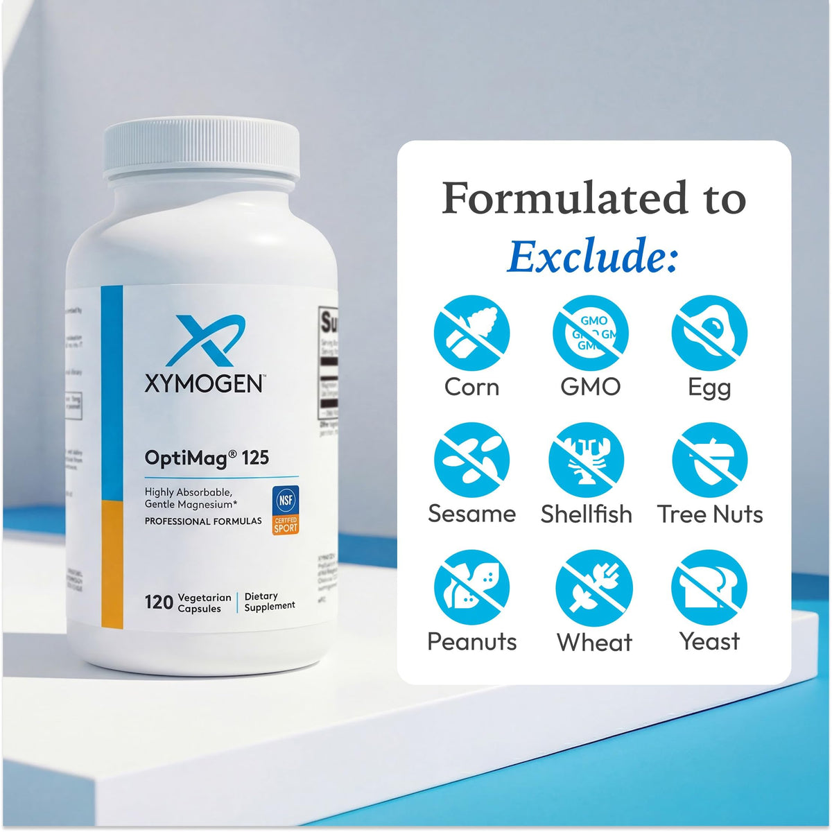 XYMOGEN OptiMag 125, capsules dans un environnement de cuisine