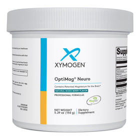 XYMOGEN OptiMag Neuro 222g en poudre saveur baies mélangées vue de face