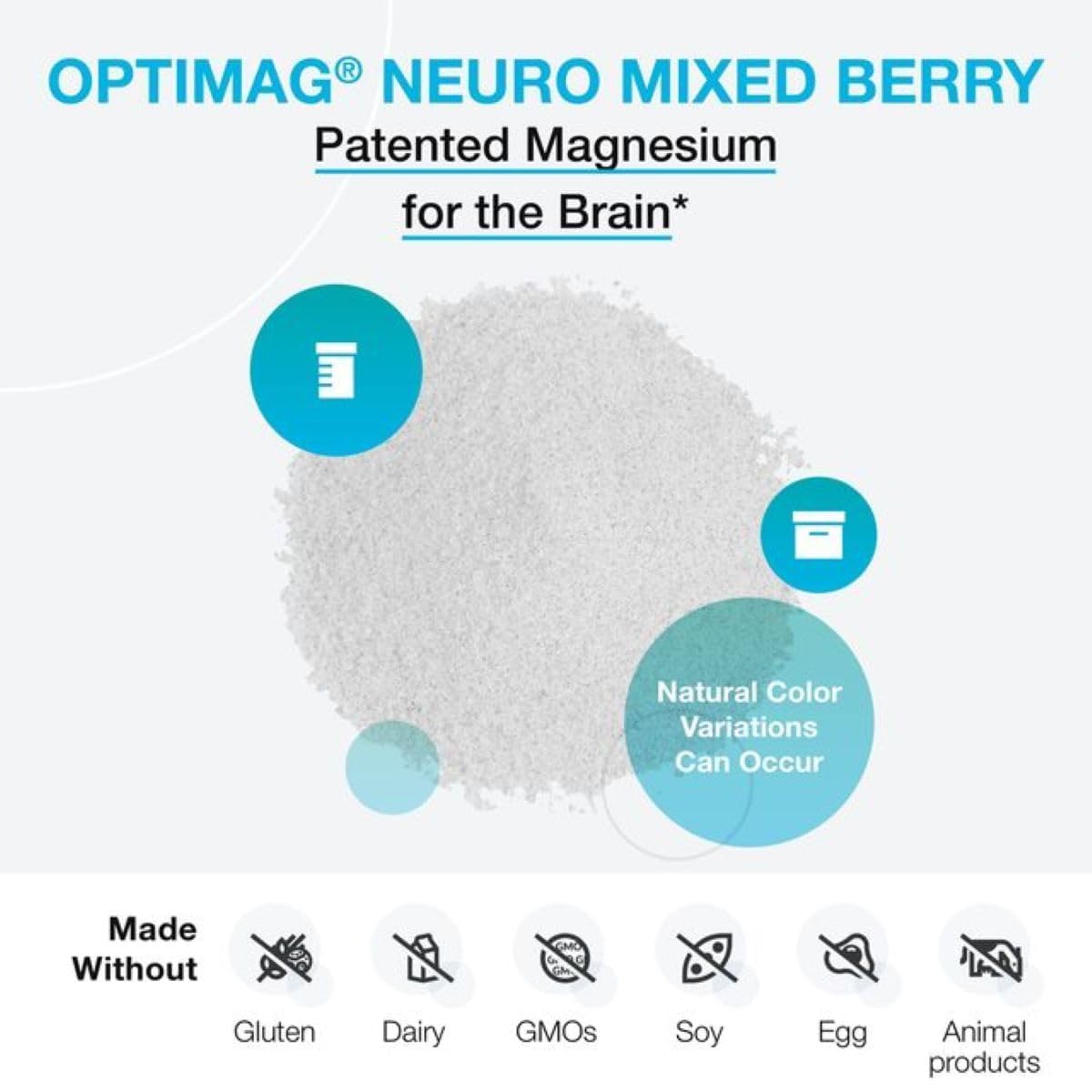 XYMOGEN OptiMag Neuro en poudre dans un verre d'eau