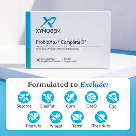 XYMOGEN ProbioMax Complete 45B, capsules ouvertes