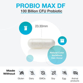 XYMOGEN ProbioMax Daily 100B avec ingrédients listés