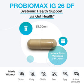 XYMOGEN ProbioMax IG 26 avec d'autres compléments alimentaires