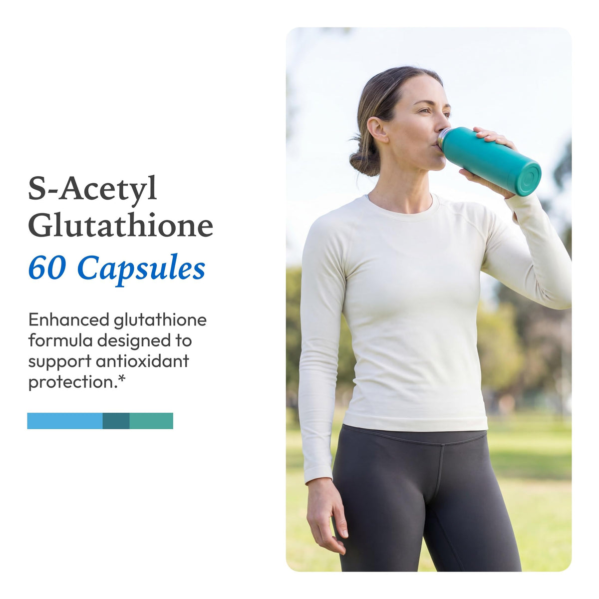 XYMOGEN S-Acetyl Glutathione 60 Capsules - capsules individuelles