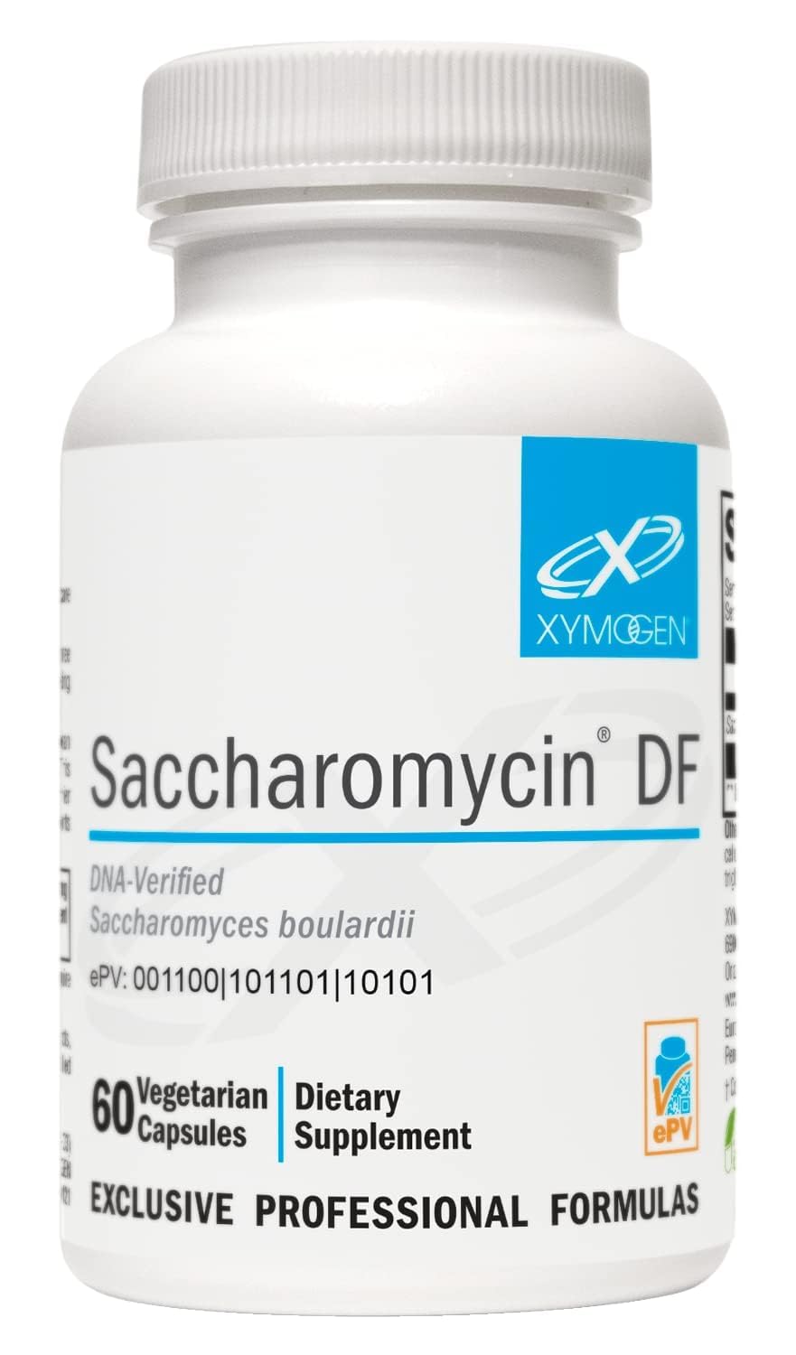 XYMOGEN Saccharomycin 10B 60 capsules vue de face