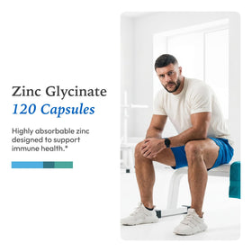 XYMOGEN Zinc Glycinate 20 mg avec d'autres compléments alimentaires