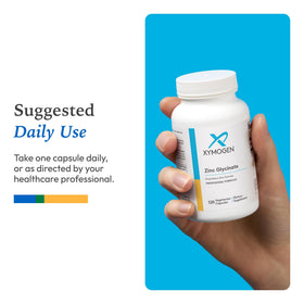 XYMOGEN Zinc Glycinate 20 mg avec une cuillère doseuse