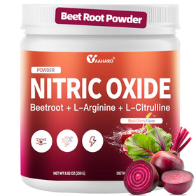 YAAHARO poudre de betterave 299g vue avant avec couvercle