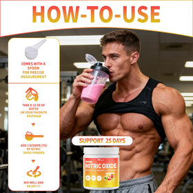 YAAHARO Poudre de betterave sur une table avec des accessoires de fitness