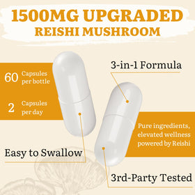 Yasumako Complément Alimentaire Champignon Reishi avec des ingrédients naturels