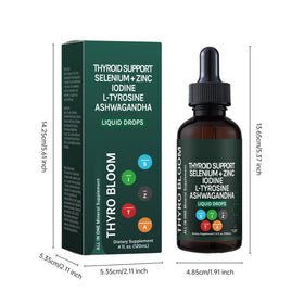 YATIME Gouttes Liquides de Soutien Thyroïdien 120 mL packaging