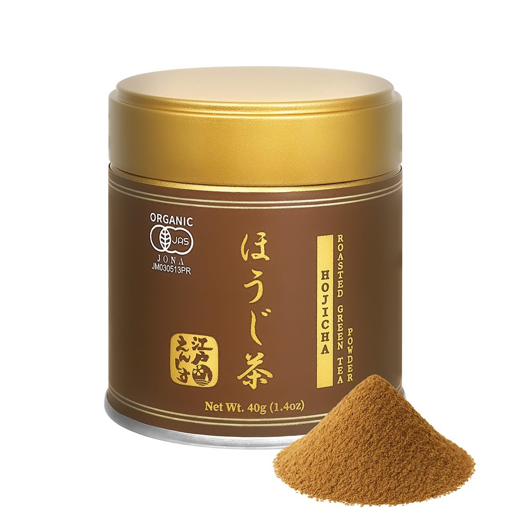 YEDOENSIS Hojicha thé vert torréfié biologique 80g vue avant