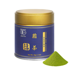 YEDOENSIS Sencha thé vert bio en poudre 80g vue avant