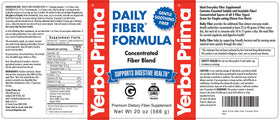 Yerba Prima Daily Fiber Formula Poudre Non Aromatisée 566 g vue de côté