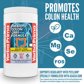Yerba Prima Formule Prébiotique pour le Colon 20 oz Poudre en utilisation dans un smoothie