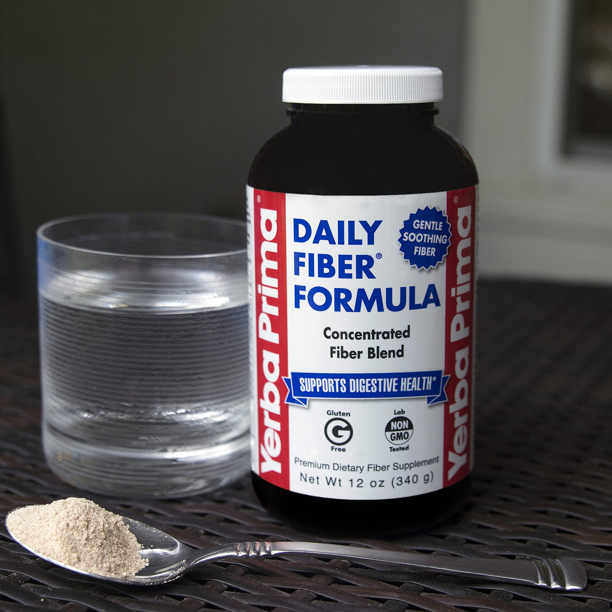 Yerba Prima Poudre de Fibre Quotidienne 12 oz contenu