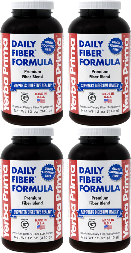 Yerba Prima Poudre de Fibre Quotidienne 12 oz paquet avant