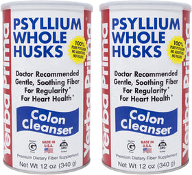 Yerba Prima Psyllium Husk pack de 2 bouteilles de 340 g