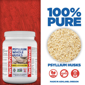 Yerba Prima Psyllium Whole Husks 20 oz côté
