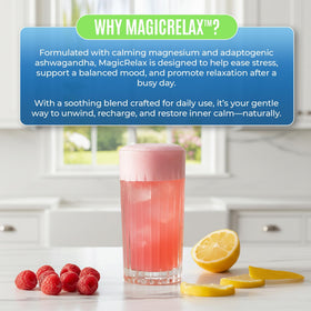 Yesnap MAGICRELAX Poudre de Magnésium 8-en-1 299g ingrédients
